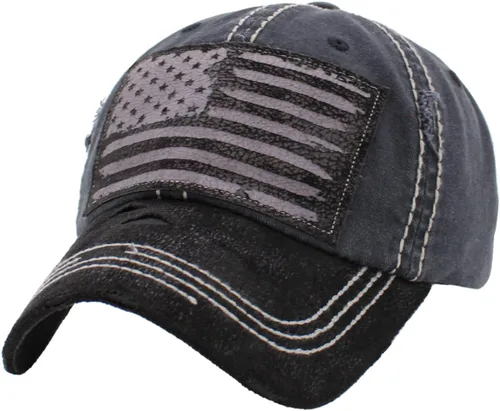 Vista 64 de KBETHOS Tactical Operator Collection USA Fishing Mesh Ballcap Flag Patch America Outdoors Trucker Baseball Cap
