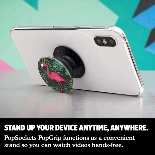 Vista 7 de PopSockets: PopGrip - Soporte y agarre expansible con tapa intercambiable para teléfonos y tabletas - Mingos