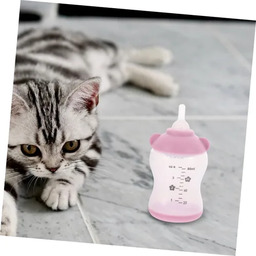 Vista 7 de Botella de alimentación para cachorros, herramienta de alimentación para mascotas, botella para gatos, botella para cachorros, soporte