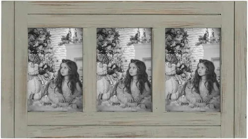 Vista 13 de RiteSune 3 Marcos de Fotos 4x6 para Pared, Marco de Fotos de Collage para Regalo de Navidad Cumpleaños, Marcos de Fotos Rústicos para Decoración