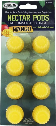 Vista 13 de Cápsulas de néctar (paquete de 4 variedades) – Golosinas de frutas fortificadas con calcio – Planeadores de azúcar, titíes, ardillas, loros