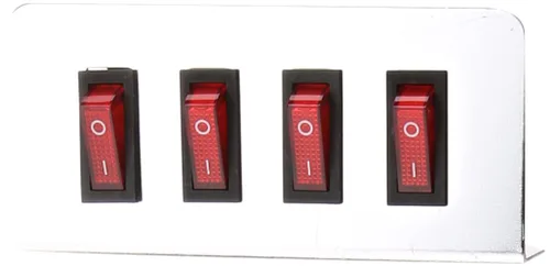 Vista 5 de Buyers Products 6391001 - Panel de interruptor iluminado, color plateado