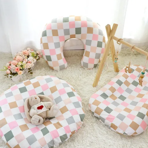 Vista 8 de DILIMI Funda de almohada de lactancia, funda elástica extraíble para almohadas de lactancia, funda ultra suave y cómoda para bebé niña y niño