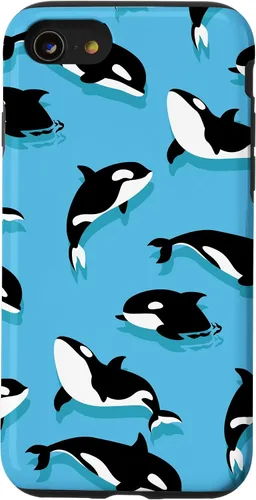Vista 18 de Orca Swimming Whale Cool Miami Dolphin Beach Lover Gift Case for iPhone 17