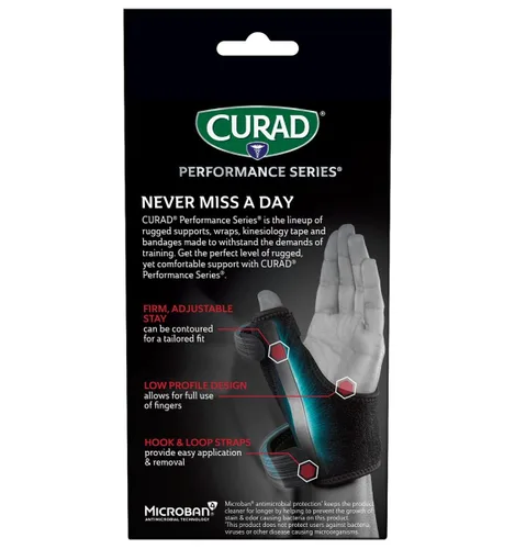 Vista 2 de CURAD Performance Series IRONMAN - Soporte para pulgar, reversible, universal