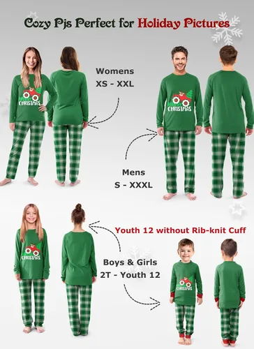 Vista 6 de Rnxrbb Set Family Christmas Pajamas Holiday Xmas Pjs