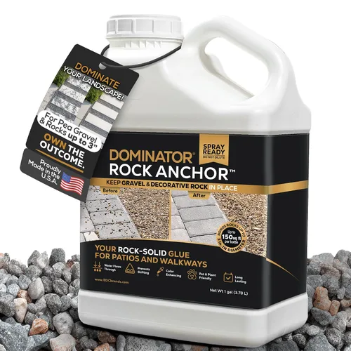 Vista 13 de DOMINATOR Mulch Anchor - Pegamento de mantillo para paisajismo Spray de pegamento para mantillo de goma, virutas de madera, paja de pino, cedro