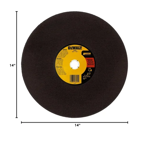 Vista 7 de DEWALT Hoja de sierra de corte de 14", rueda de corte de metal (DW8001)