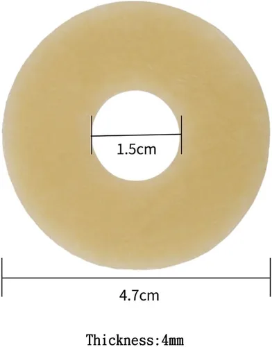 Vista 2 de 20 anillos de barrera para ostomía de 0.157 in de grosor