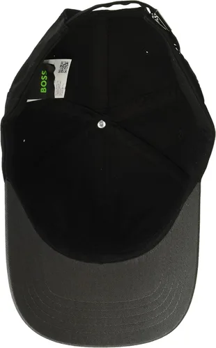 Vista 3 de BOSS Sombrero de sarga de algodón con logotipo curvado para hombre