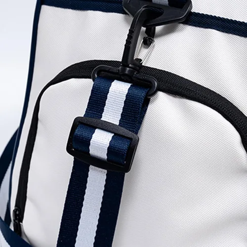 Vista 9 de Bolsa de gimnasio deportiva grande con zapatos y bolsillos húmedos y secos, funda de paleta para hombres y mujeres, accesorios deportivos, bolsas