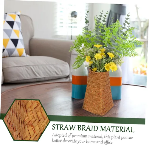 Vista 2 de STOBOK Soporte decorativo para bolígrafo de almacenamiento, florero, creativo, organizador de plumas, estilo europeo, vida acogedora