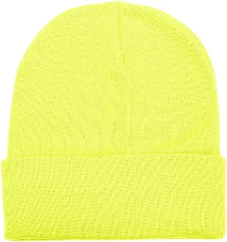Vista 12 de Gelante Gorro Beanie de Punto Cálido con Dobladillo Liso para Hombres y Mujeres Gorra de Calavera. Azul aguamarina