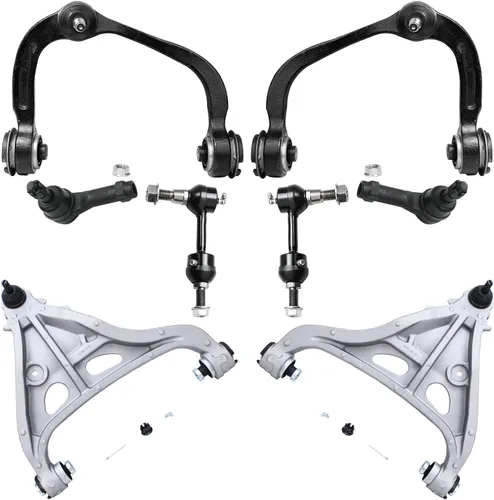 Vista 250 de Detroit Axle - Kit de brazos de control de extremo de 8 piezas para Toyota 2001-2003 Highlander 2002-2003 Camry Lexus ES300, 2 conjuntos de brazos