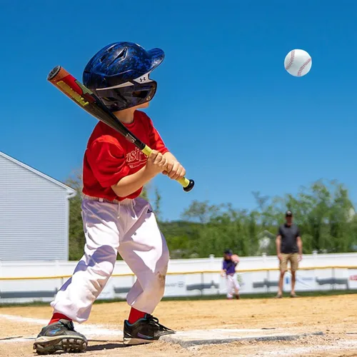 Vista 6 de Pelotas de béisbol para adultos sin marcar, tamaño estándar en blanco de 9 pulgadas, pelotas de béisbol juveniles para entrenamiento de liga