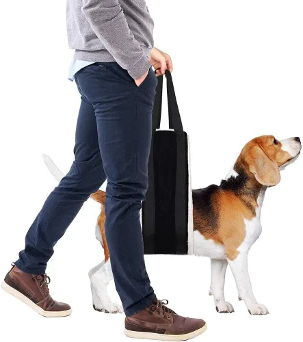 Vista 8 de Hevy Duty Arnés portátil de elevación para perros de 20 a 150 libras, arnés de elevación portátil para patas traseras, arnés de cadera para perros