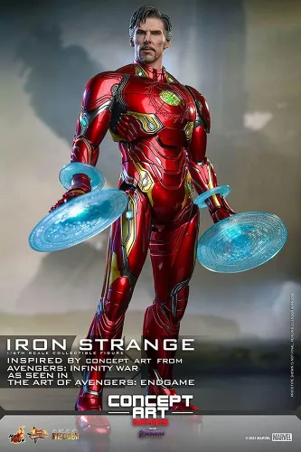 Vista 3 de Hot Toys 1:6 Iron Strange - El arte de los Vengadores: Endgame