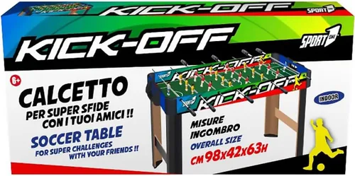 Vista 6 de Sport1 - Balón de fútbol con patas para interiores, tamaño mediano, 38.6 x 16.5 x 24.8 in, tarjeta de casa con 8 varillas pasantes, marcadores
