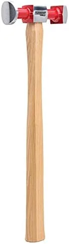 Vista 3 de Fairmount Martillo de curva inversa Mango de madera Dinging con caras redondas y cuadradas de corona alta para reparación de automóviles y formación