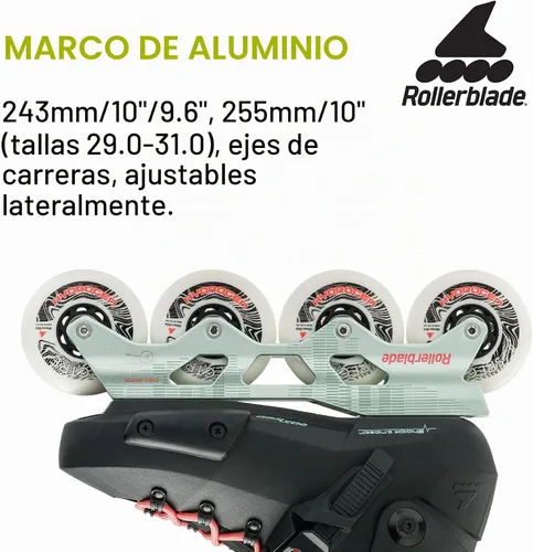 Vista 3 de Rollerblade Twister XT - Patines en línea para mujer, color negro/menta, rendimiento urbano