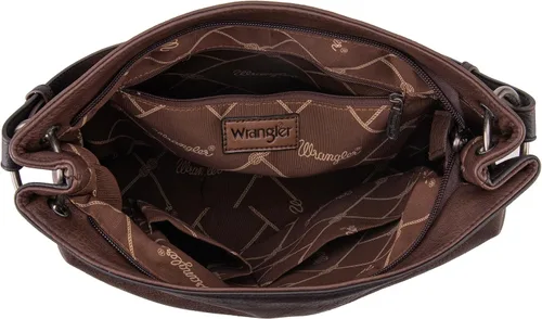 Vista 54 de Wrangler Hobo - Bolsas para mujer de cuero vegano con asa superior, bolsos de hombro y bolsos