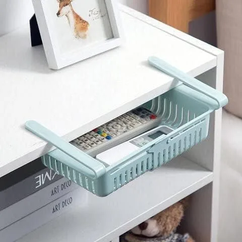 Vista 5 de Gossiribbn Organizador retráctil para nevera, caja de almacenamiento para refrigerador, cesta organizadora para contenedores y estantes