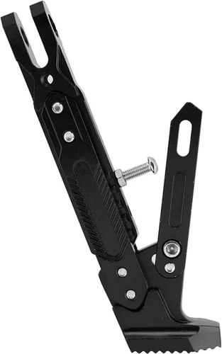 Vista 5 de EVGATSAUTO Soporte para motocicleta, aleación de aluminio CNC, negro, trasero, compatible con motocicleta