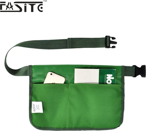 Vista 4 de 7-Pocket Cinturón de herramientas para jardinería (bolsas de tipo riñonera con bolsillos colgantes)
