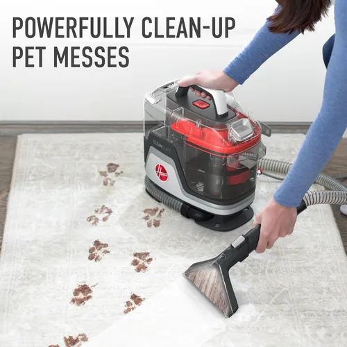 Vista 3 de Hoover CleanSlate - Máquina limpiadora portátil de alfombras + tapicería para mascotas, potente succión con herramientas versátiles, removedor