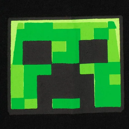 Vista 3 de Minecraft - Camiseta de manga larga para niña color negro