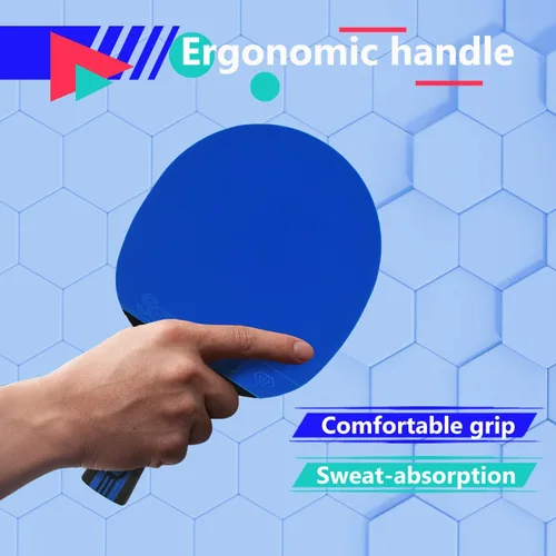 Vista 4 de Senston Paletas de ping pong para entretenimiento o competición - Juego de paletas de ping pong con velocidad avanzada, control Excellent Spin &