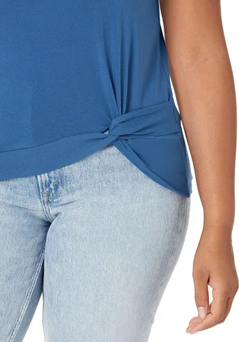 Vista 3 de Nautica Top de nudo lateral de ajuste clásico para mujer