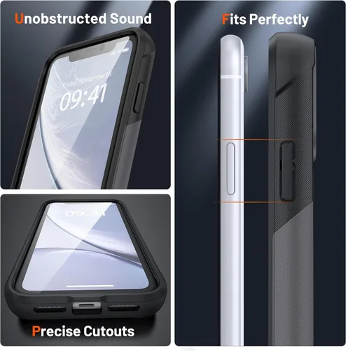 Vista 38 de Jeylly Funda para iPhone SE/Funda para iPhone 5S, Exterior de Plástico Duro que Absorbe Golpes + Interior de Silicona de Goma Defensor contra