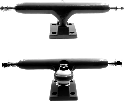 Vista 2 de SPITBOARDS® 32 mm Fingerboard Pro Trucks by, Real Lock Nuts, Single Axis, Kingpins, Rubber O-Ring Urethane Bushings, Optimised Hanger, Width 32 mm