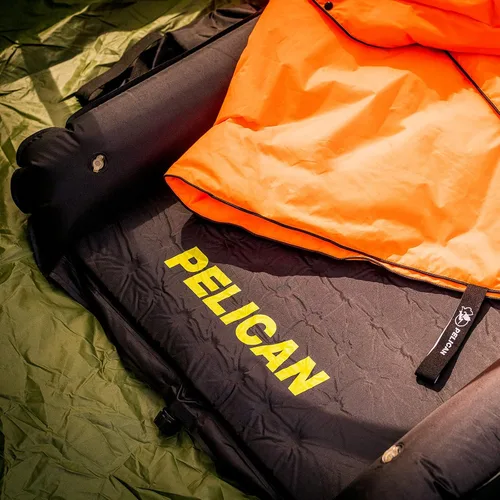 Vista 5 de Pelican Outdoor - Almohadilla de dormir resistente - Colchón impermeable autoinflable - Visión nocturna negro