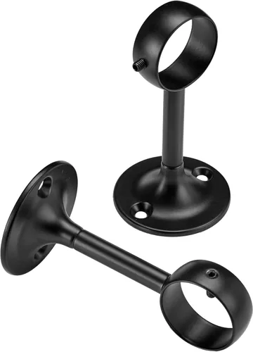 Vista 2 de Amazon Basics Juego de soportes para montaje en techo, paquete de 4, negro