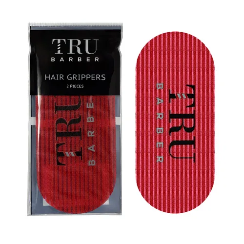 Vista 4 de TRU BARBER HAIR GRIPPERS ® 2 COLORS PAQUETE PAQUETE DE 4 PIEZAS PARA HOMBRE Y MUJER - Salón y Barbero, Pinzas para el cabello para peinar, Agarres