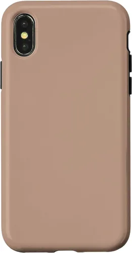 Vista 5 de iPhone 11 Pro Max Pastel Nude Beige Mate Simple Marrón Color Art Case