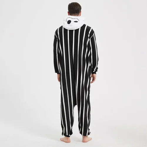 Vista 7 de MAJ&COS Skull Onesie Animal Adult Pajamas Halloween Cosplay Costume Unisex Onesies Women Men