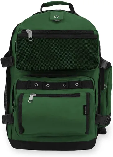 Vista 2 de Everest Maletas Oversize Deluxe Mochila, Verde oscuro, talla única , Deluxe Mochila grande