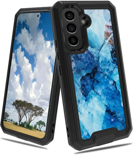 Vista 74 de Funda para Samsung S23 FE Galaxy S23 FE 2 en 1 PC duro de doble capa TPU suave a prueba de golpes Funda protectora para Samsung Galaxy S23 FE 6.4