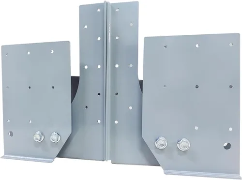 Vista 6 de Kit de bisagras de 11.8 x 9.6 pulgadas para ventilador de campana de restaurante, resistente, acero galvanizado, pintado, gris