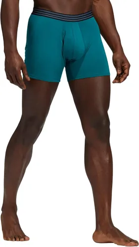 Vista 4 de adidas Men's Core Stretch Cotton Boxer Brief Underwear 4-Pack