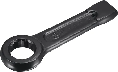 Vista 18 de uxcell Llave tipo anillo de extremo de caja de 0.866 in, herramienta de mano de llave de cabeza única de acero de alta resistencia Hand Tool