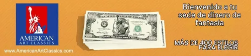 Vista 4 de American Art Classics Paquete de 50 - Billetes tradicionales de un millón de dólares - No es moneda real