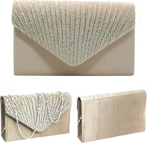 Vista 7 de Nuevo bolso nupcial del bolso de la boda de las señoras