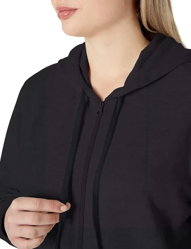 Vista 3 de Tienda Essentials Women's French Terry Fleece Full-Zip Hoodie