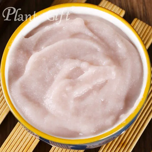 Vista 7 de Plant Gift Harina de taro 100% pura y natural en polvo, gran sabor para bebidas, batidos, yogur, hornear, galletas, pasteles y bebidas, polvo sin