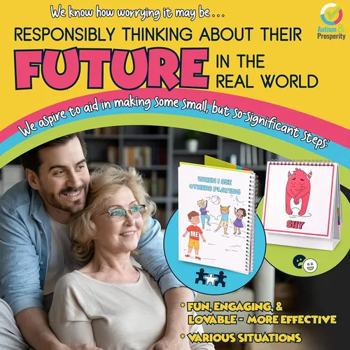 Vista 5 de Autismo & Prosperidad Tarjetas de Aprendizaje de Emociones y Habilidades Sociales para Niños Autistas Niños con TEA Niños Niñas Adolescentes