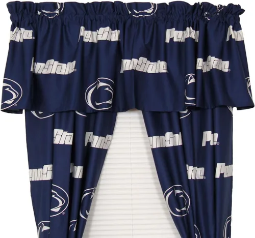 Vista 12 de College Covers Everything Comfy Alabama Crimson Tide - Juego de paneles de cortina, 2 paneles, 2 alzapaños a juego, 42 pulgadas de ancho por 63